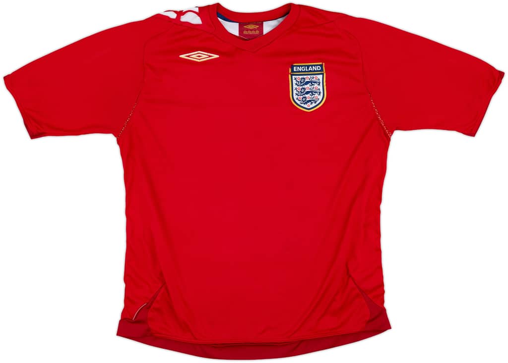 2006-08 England Away Shirt - 4/10 - (XL)