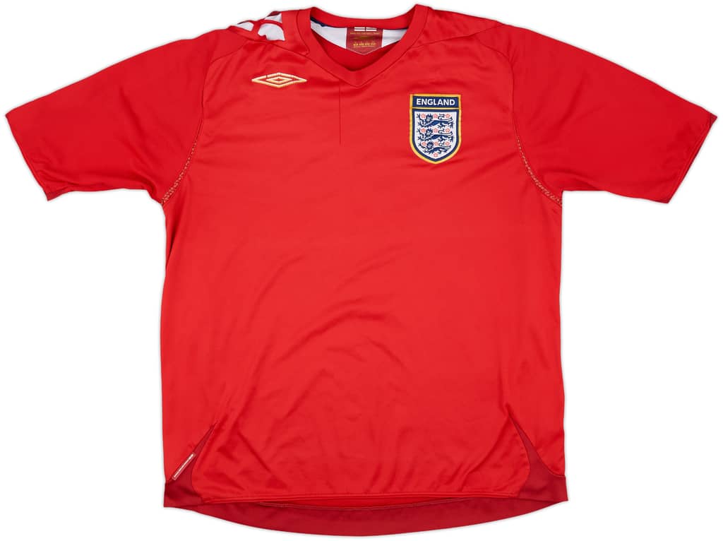 2006-08 England Away Shirt - 5/10 - (XL)