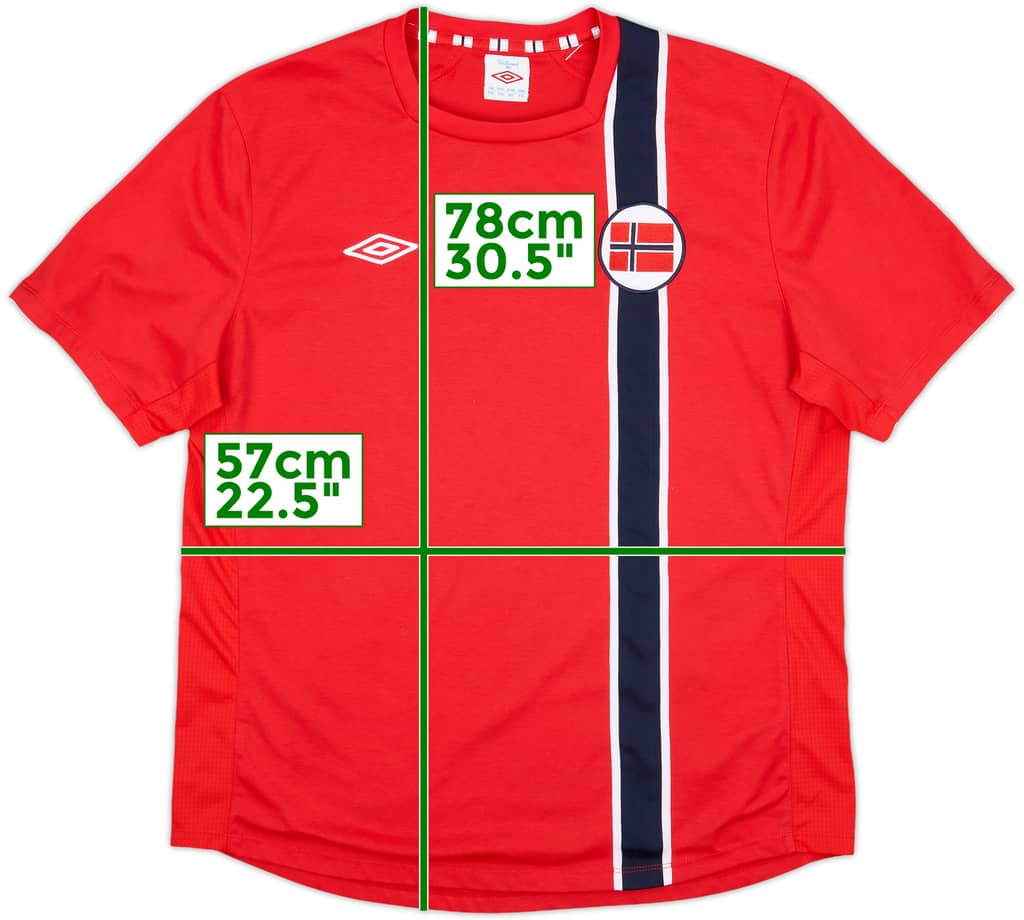 2012-13 Norway Home Shirt - 9/10 - (XXL)