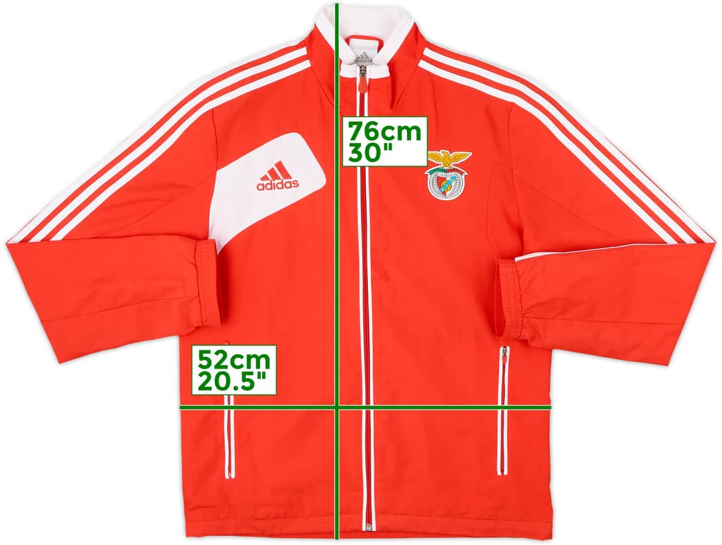 2012-13 Benfica adidas Track Jacket - 8/10 - (S)
