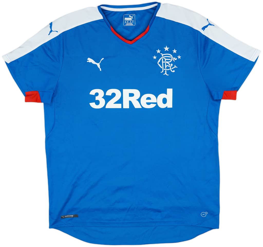 2015-16 Rangers Home Shirt - 8/10 - (XL)
