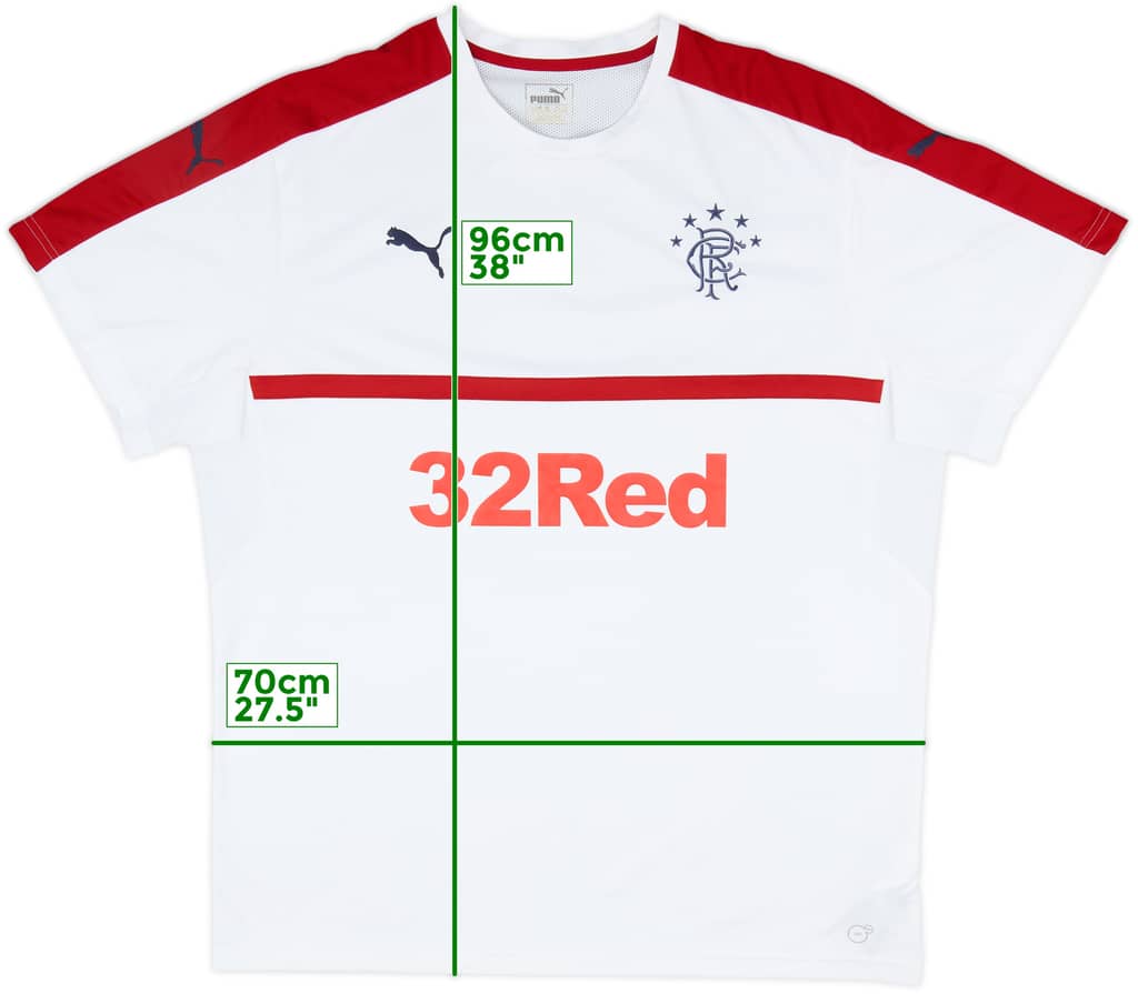 2016-17 Rangers Puma Training Shirt - 8/10 - (3XL)