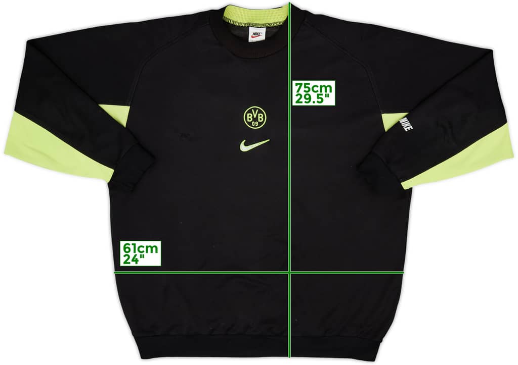 1997-98 Borussia Dortmund Nike Sweat Top - 5/10 - (L)