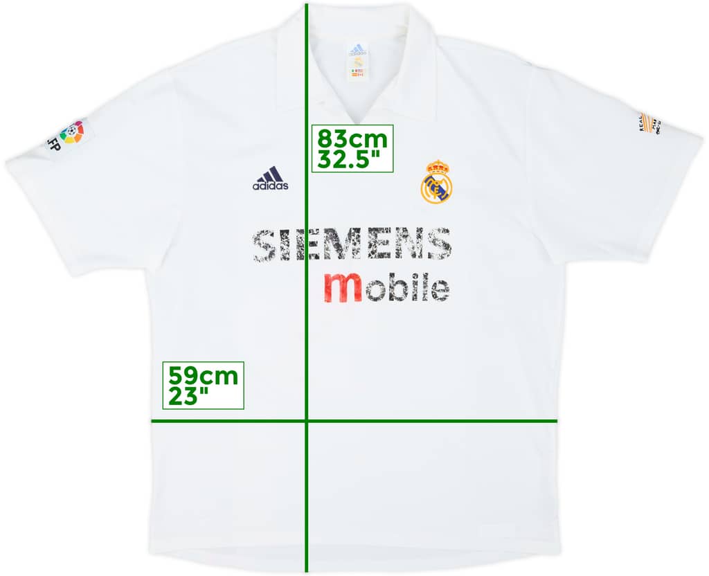 2002-03 Real Madrid Centenary Home Shirt - 5/10 - (XL)