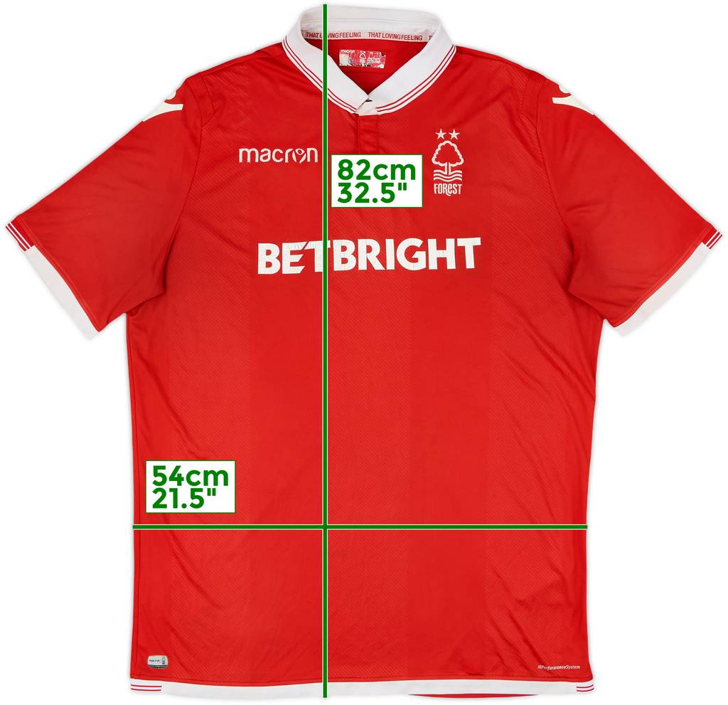 2018-19 Nottingham Forest Home Shirt - 5/10 - (4XL)
