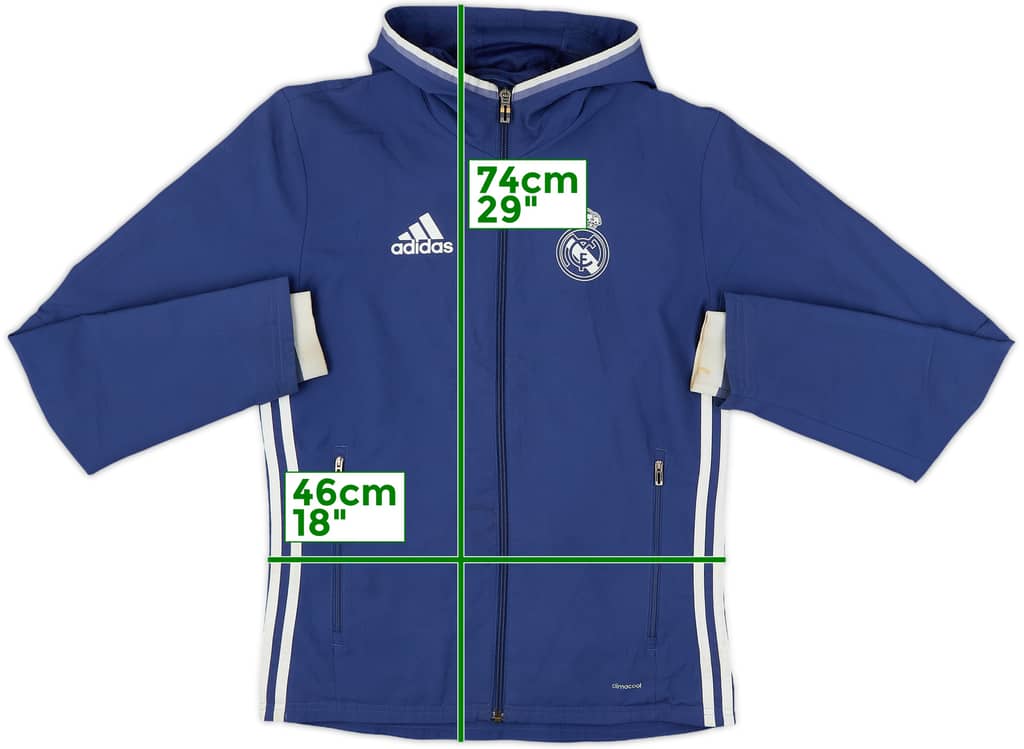 2016-17 Real Madrid adidas Track Jacket - 6/10 - (XS)