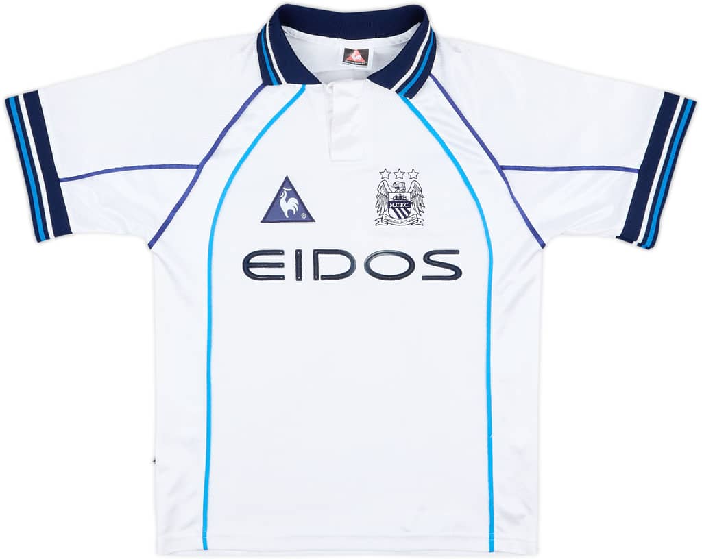 1999-00 Manchester City Away Shirt - 6/10 - (S.Boys)