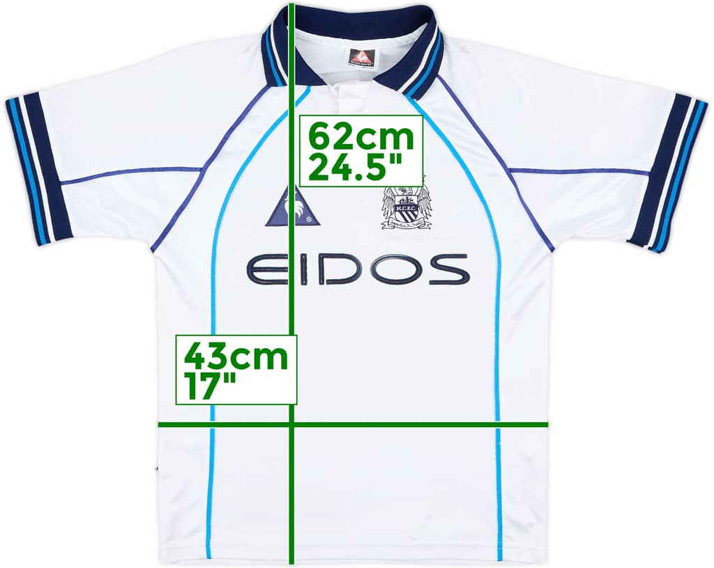 1999-00 Manchester City Away Shirt - 6/10 - (S.Boys)