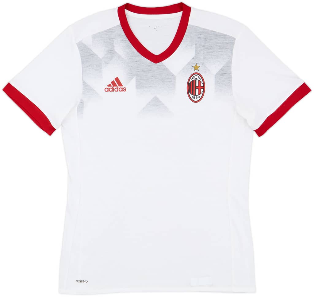 2016-17 AC Milan adidas Cotton Tee - 8/10 - (S)