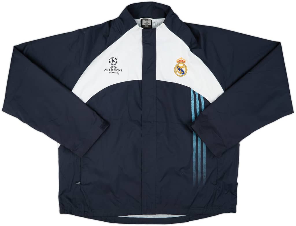 2003-04 Real Madrid adidas CL Rain Jacket - 7/10 - (L/XL)