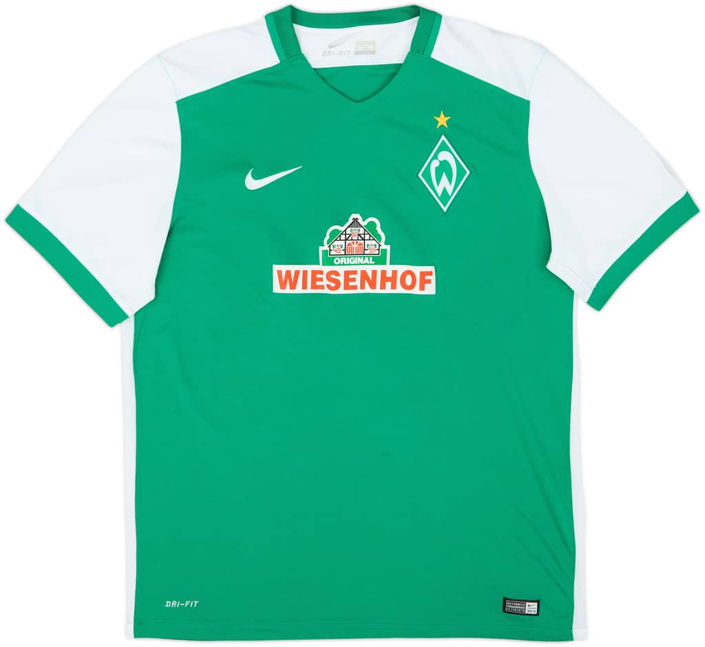 2015-16 Werder Bremen Home Shirt - 8/10 - (XL)