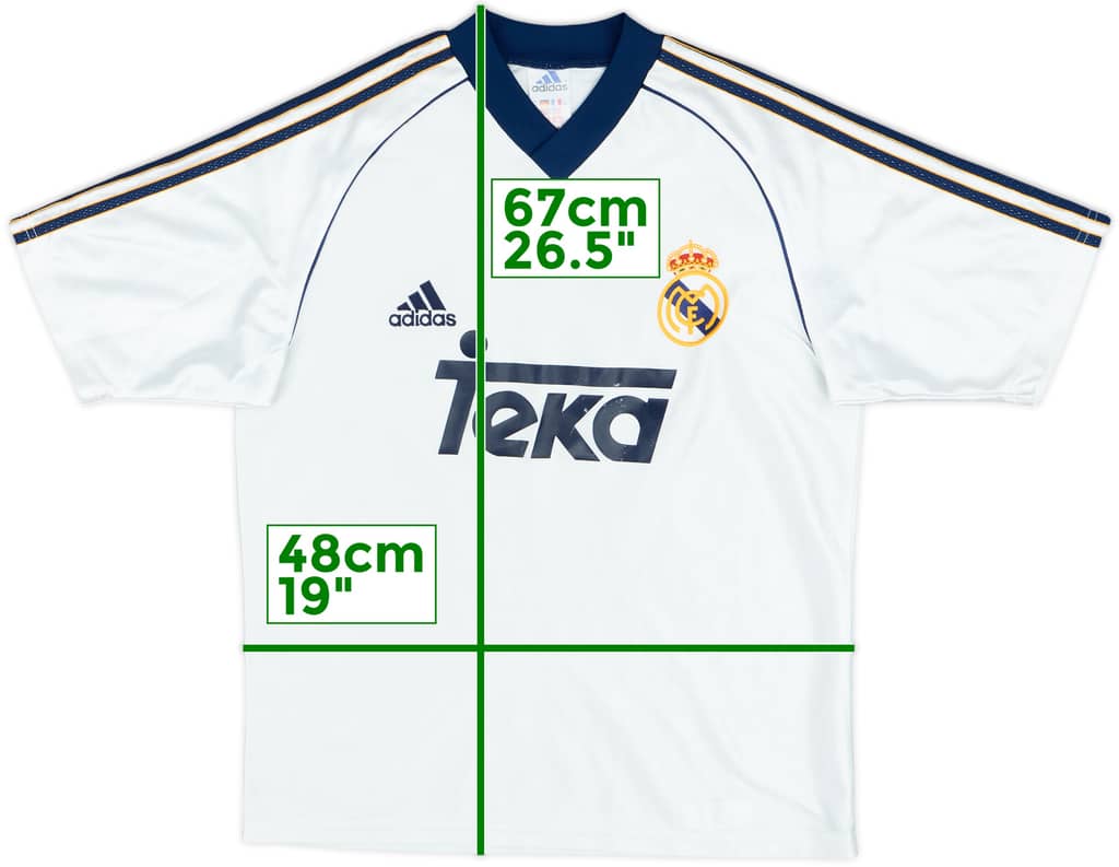 1998-00 Real Madrid Home Shirt - 6/10 - (L.Boys)