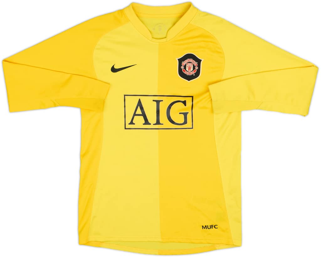 2006-07 Manchester United GK Shirt - 8/10 - (M.Boys)