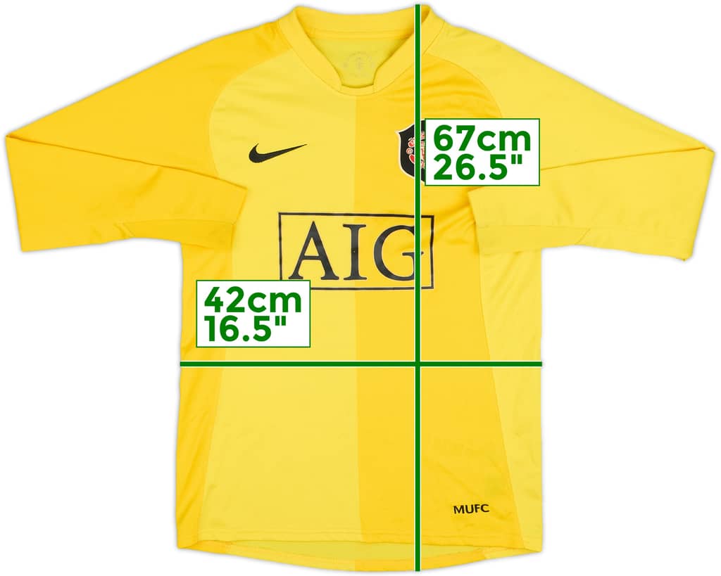 2006-07 Manchester United GK Shirt - 8/10 - (M.Boys)