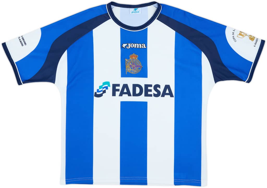 2002-03 Deportivo de La Coruna Home Shirt - 8/10 - (S)