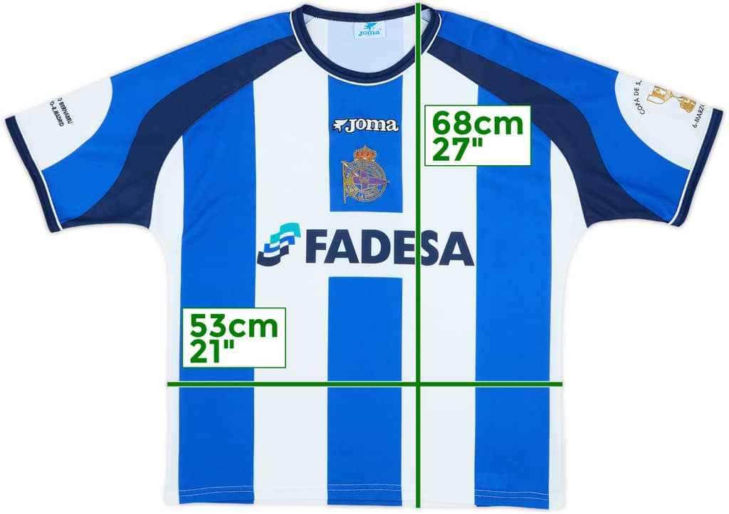 2002-03 Deportivo de La Coruna Home Shirt - 8/10 - (S)