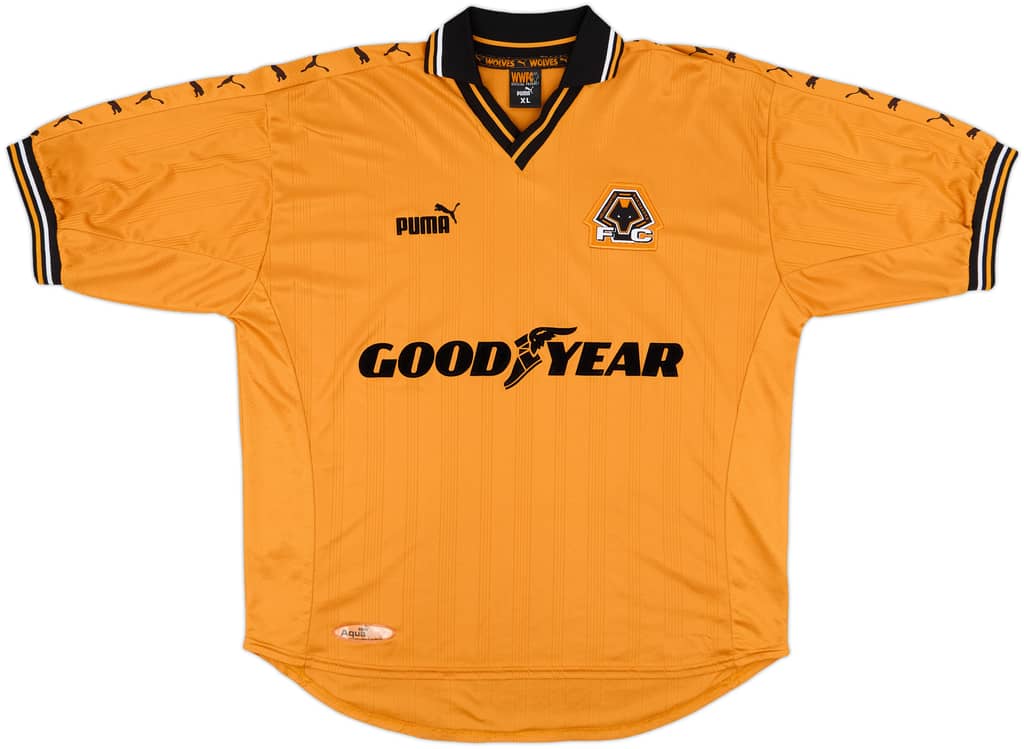 1998-00 Wolves Home Shirt - 8/10 - (XL)