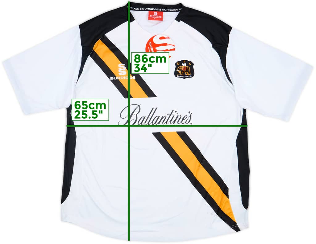 2008-09 Dumbarton Away Shirt (XL)