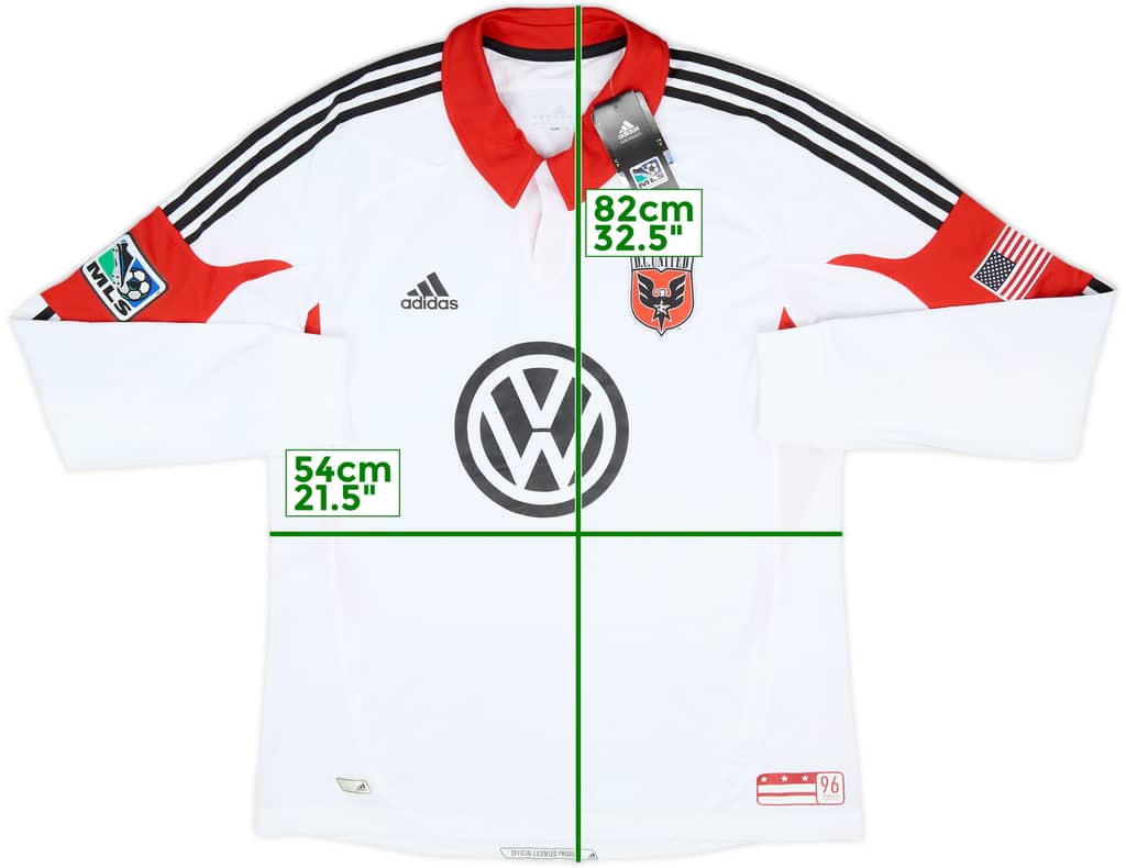2012-13 DC United Authentic Away L/S Shirt (XL)