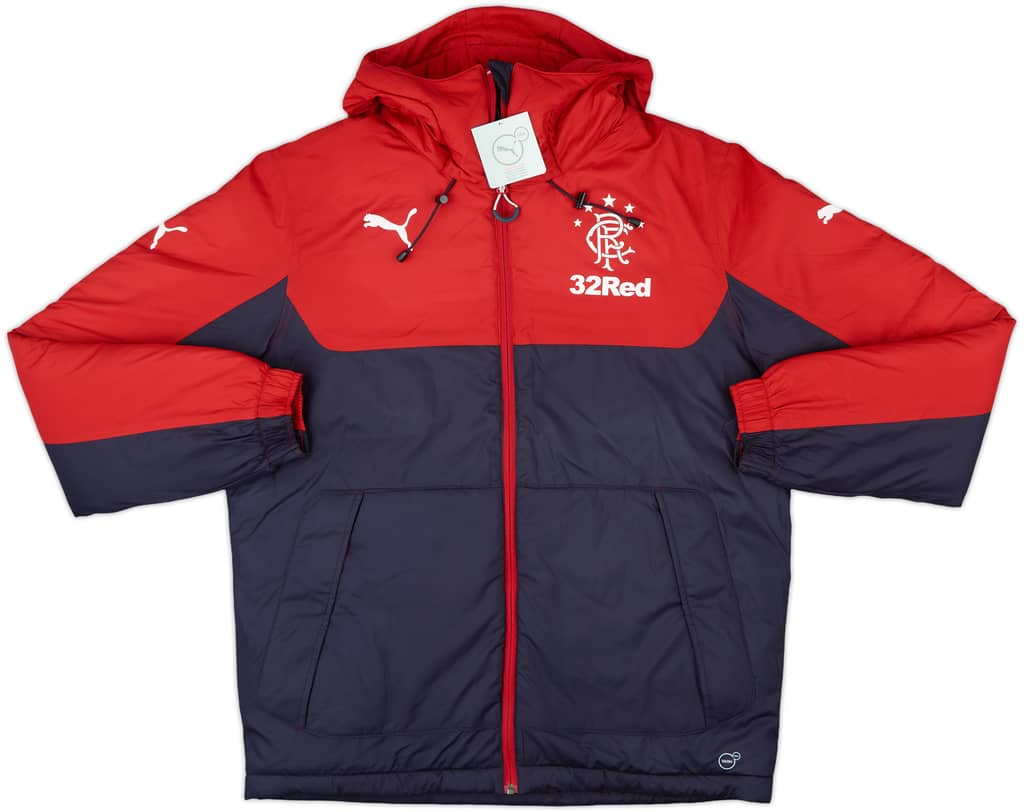 2016-17 Rangers Puma Padded Bench Coat (M)