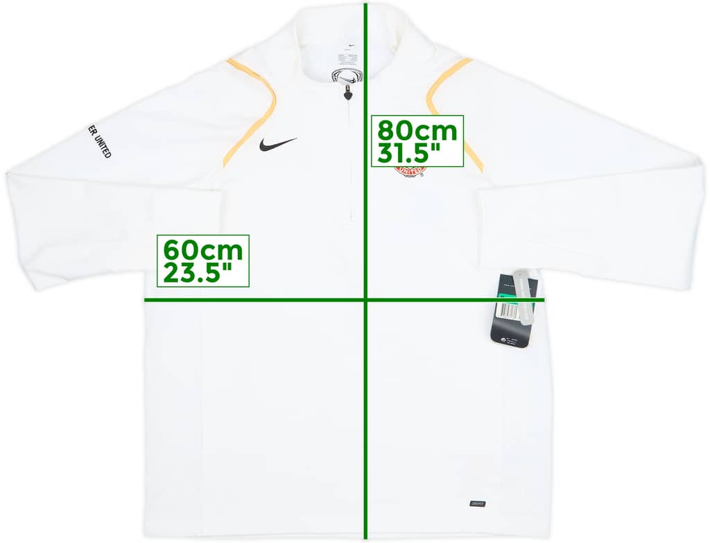 2006-07 Manchester United Nike 1/4 Zip Training Top (XL)