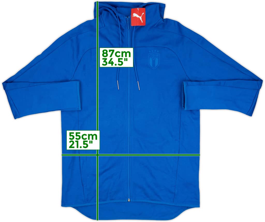 2017-18 Italy Puma Hooded Track Jacket (M)