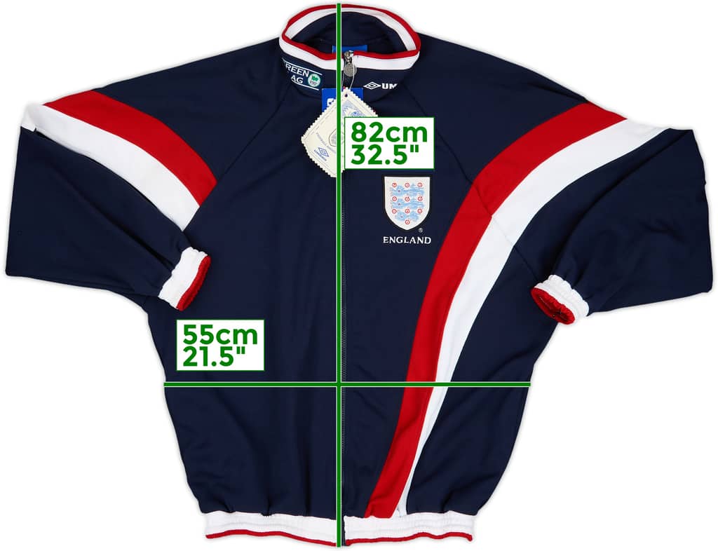 1998-00 England Umbro Track Jacket (XL)