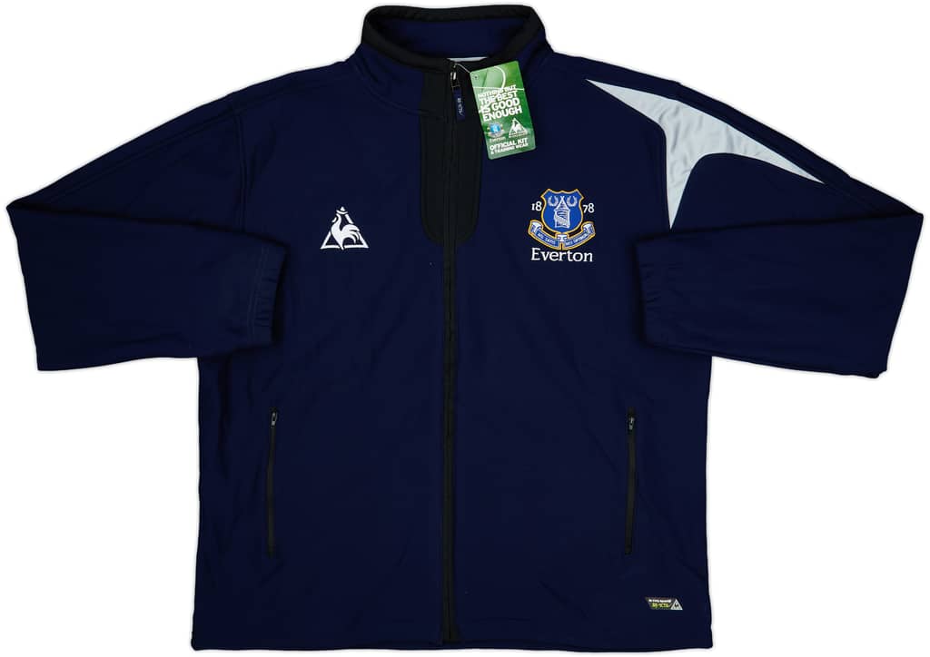 2011-12 Everton Le Coq Sportif Zipped Sweat Top (XL)