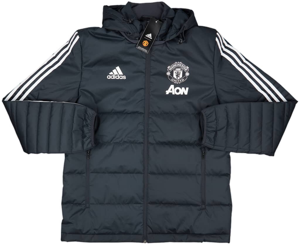 2017-18 Manchester United adidas Padded Bench Coat (M)