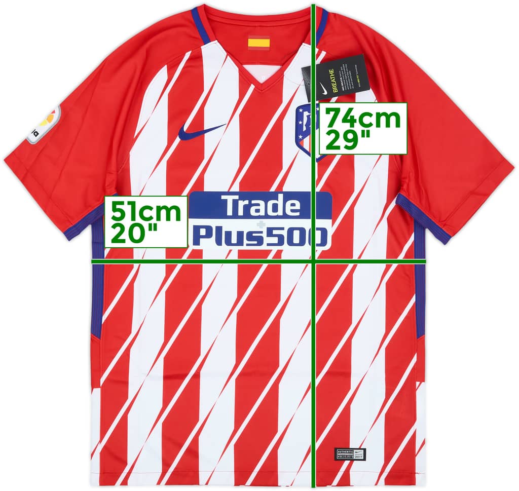 2017-18 Atletico Madrid Home Shirt (M)