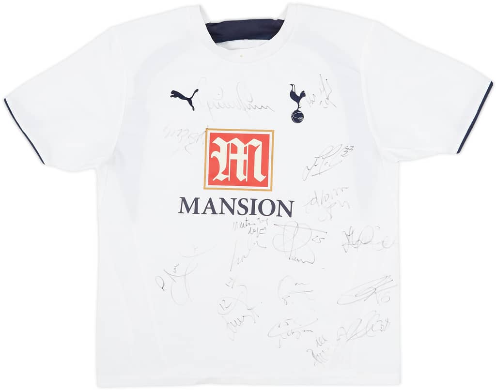2006-07 Tottenham Signed Home Shirt - 7/10 - (M.Boys)