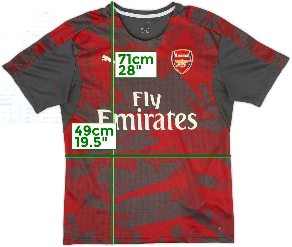 2017-18 Arsenal Puma Training Shirt - 5/10 - (L)