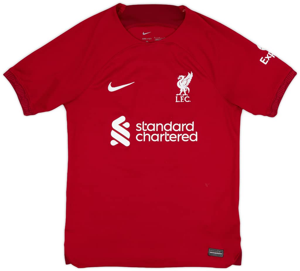 2022-23 Liverpool Home Shirt M.Salah #11 - 6/10 - (S)
