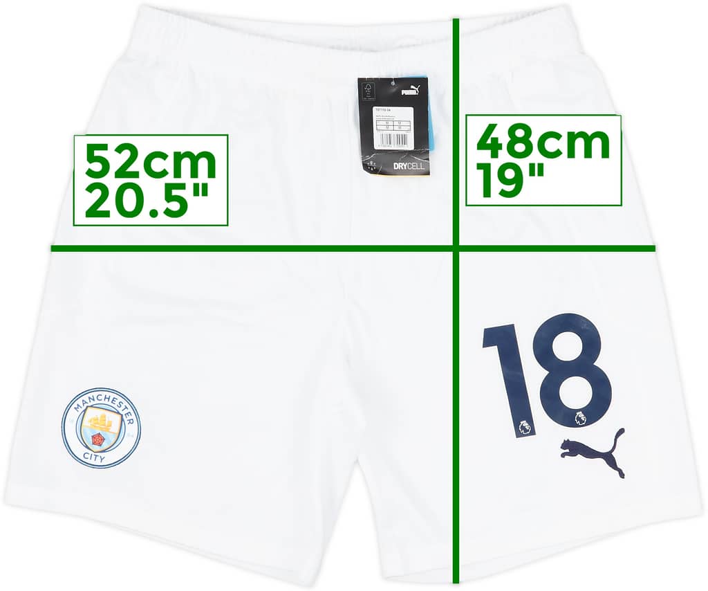 2020-21 Manchester City Home Shorts #18 (M)