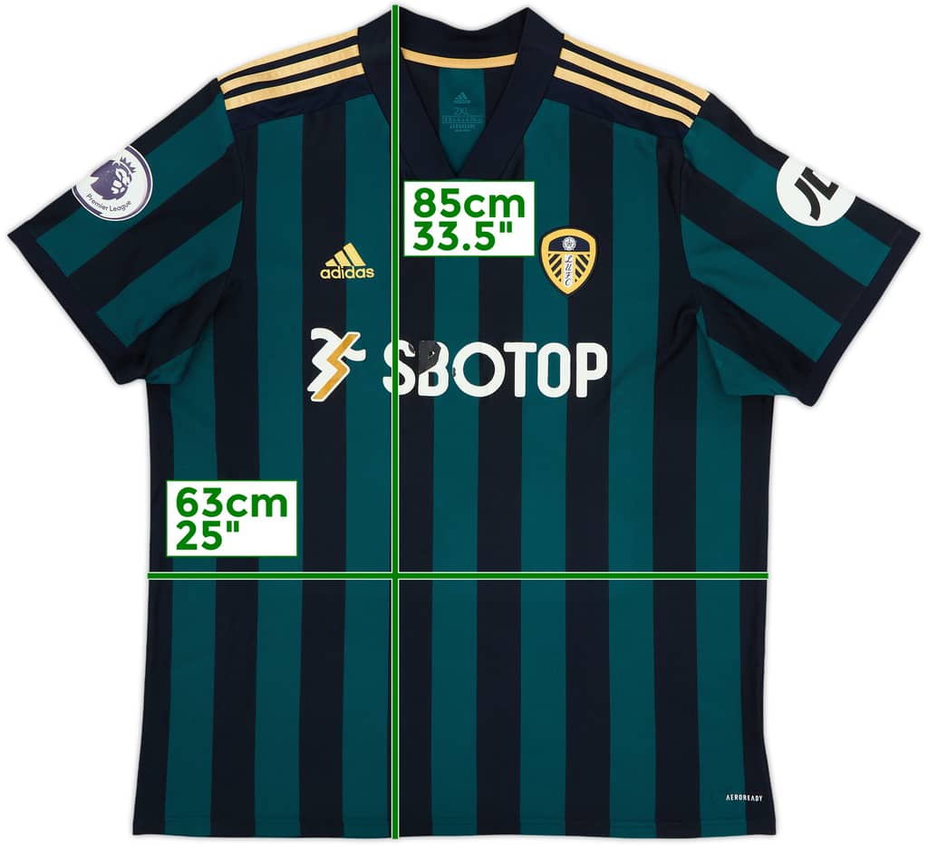 Camiseta de visitante del Leeds United 2020-21 - 4/10 - (XXL)