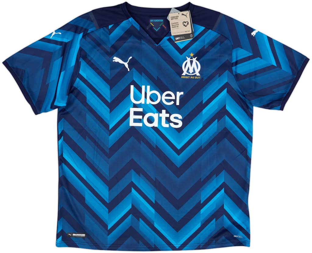 2021-22 Olympique Marseille Authentic Away Shirt (XL)