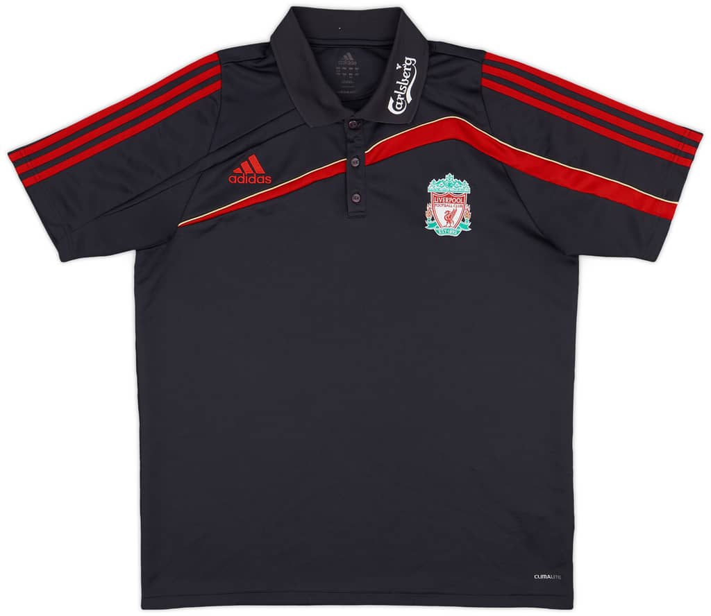 2009-10 Liverpool adidas Polo Shirt - 7/10 - (XL)
