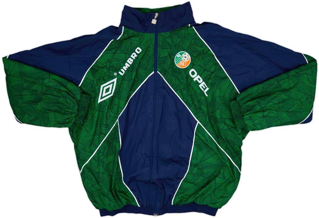 1995-96 Ireland Player Issue Umbro Track Jacket