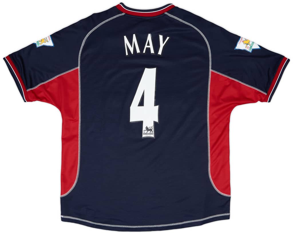 2000-01 Manchester United Match Issue Third Shirt May #4