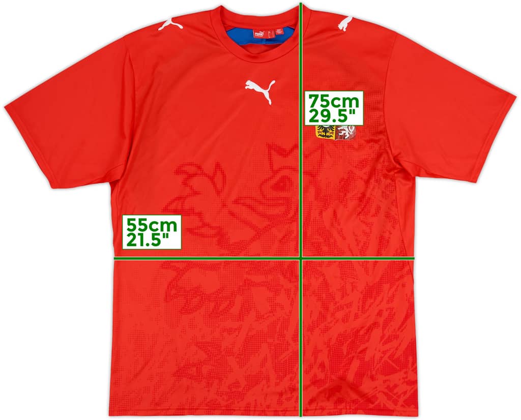 2006-08 República Checa Básico Local Camiseta - 6/10 - (L)