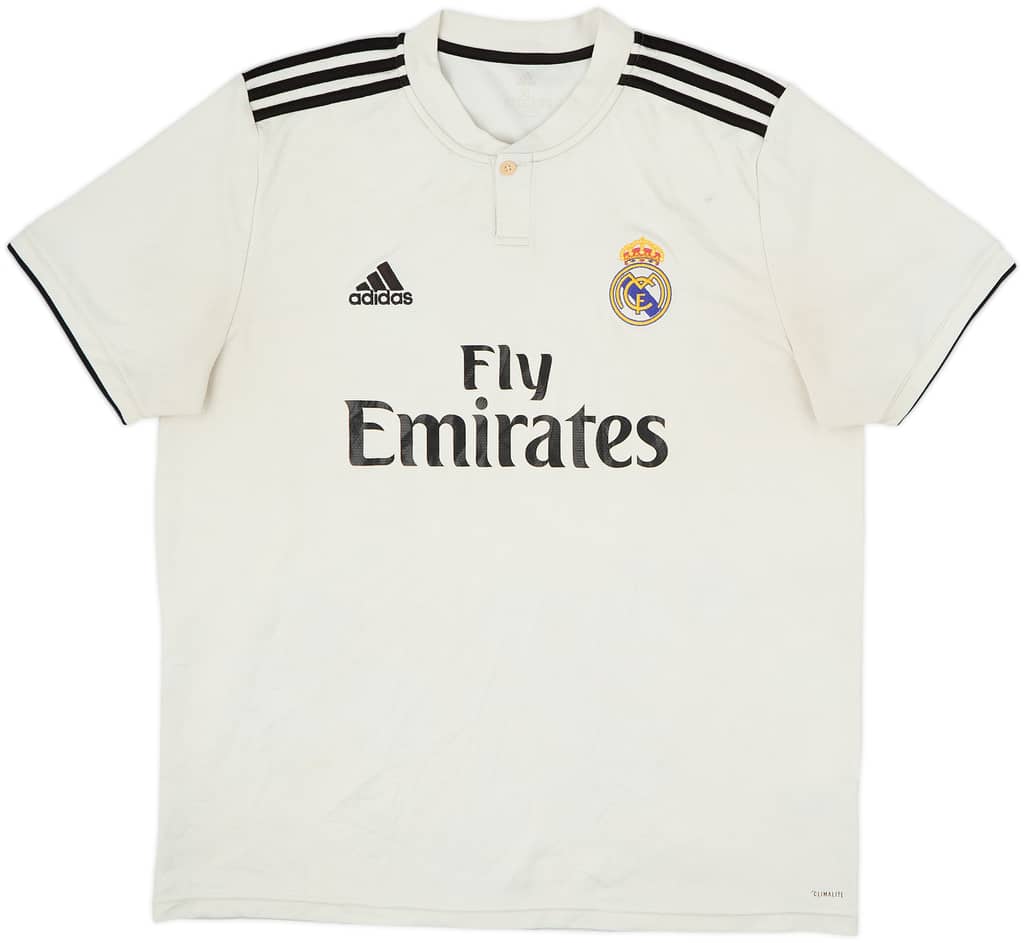 2018-19 Real Madrid Home Shirt - 5/10 - (XL)