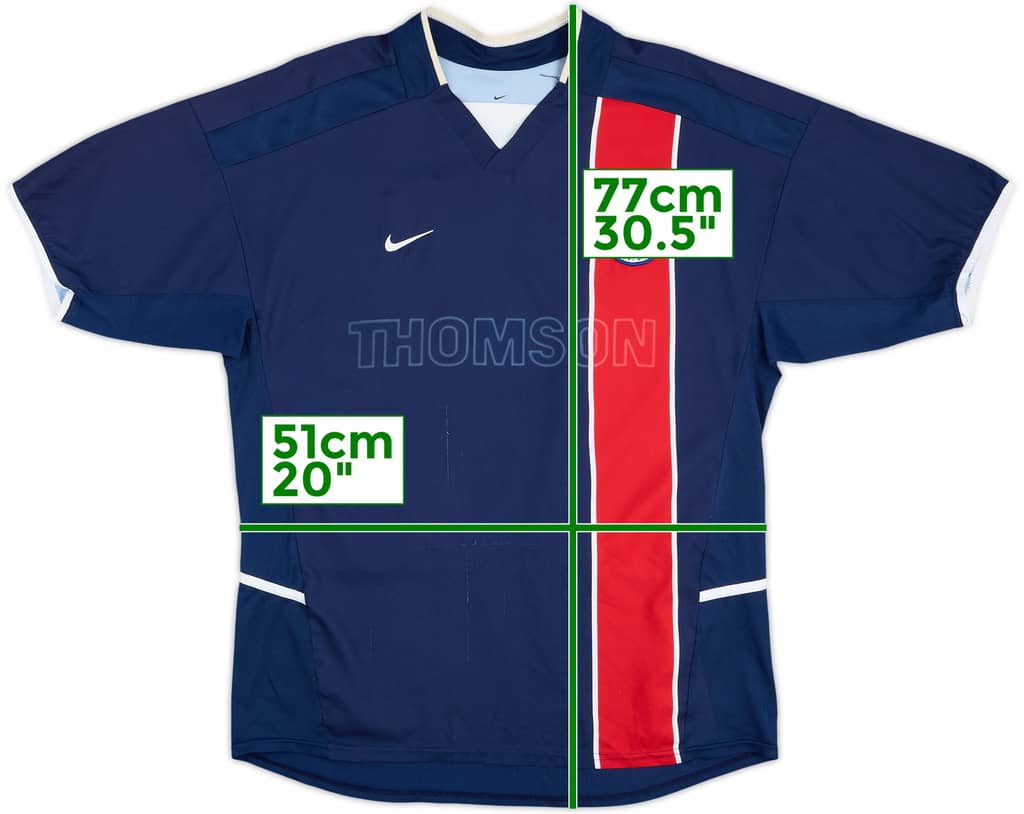 2001-02 Paris Saint-Germain Home Shirt - 4/10 - (M)