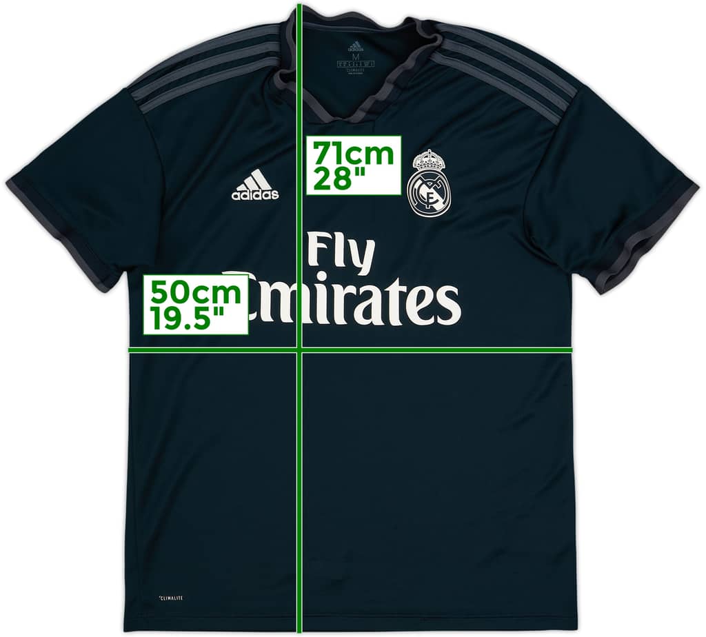 2018-19 Real Madrid Away Shirt - 6/10 - (M)