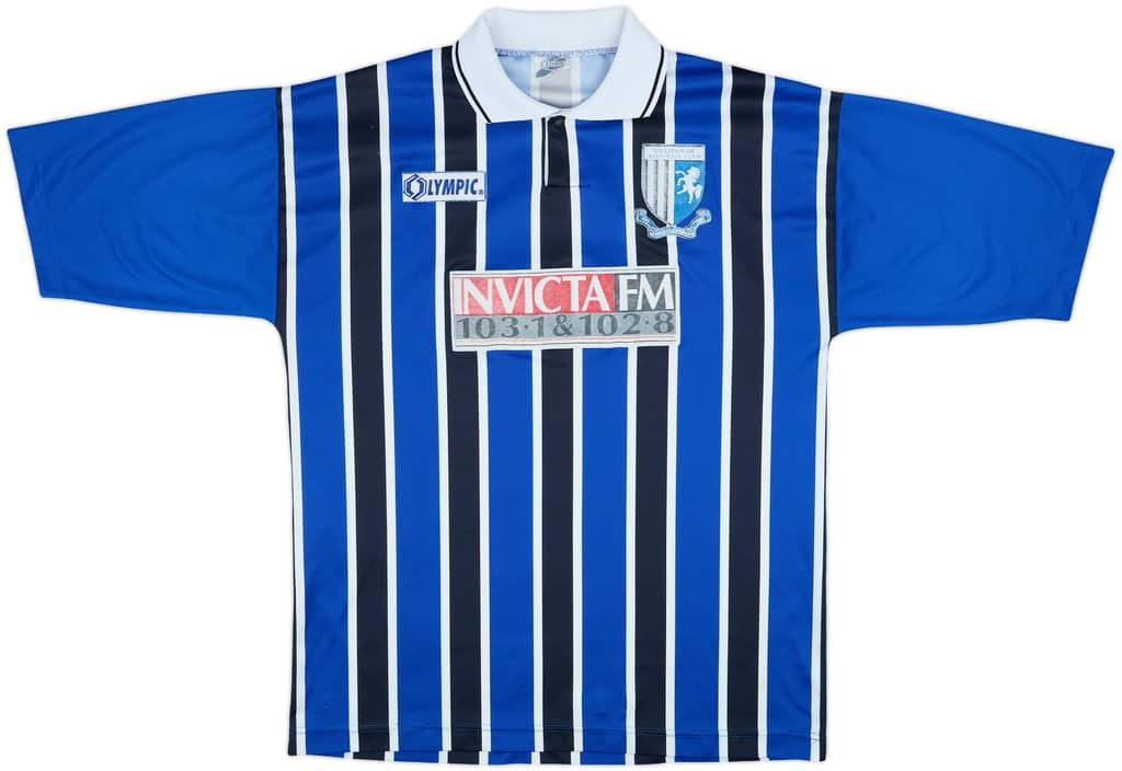 1995-96 Gillingham Home Shirt - 8/10 - (L)