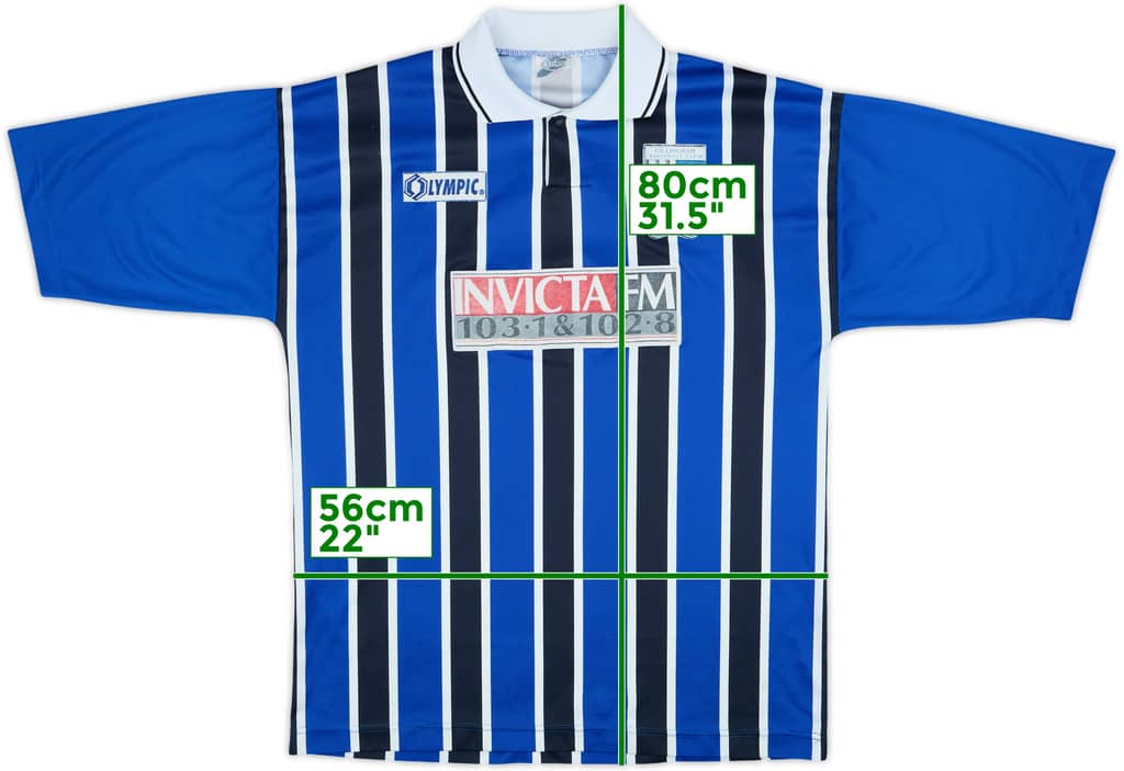 1995-96 Gillingham Home Shirt - 8/10 - (L)