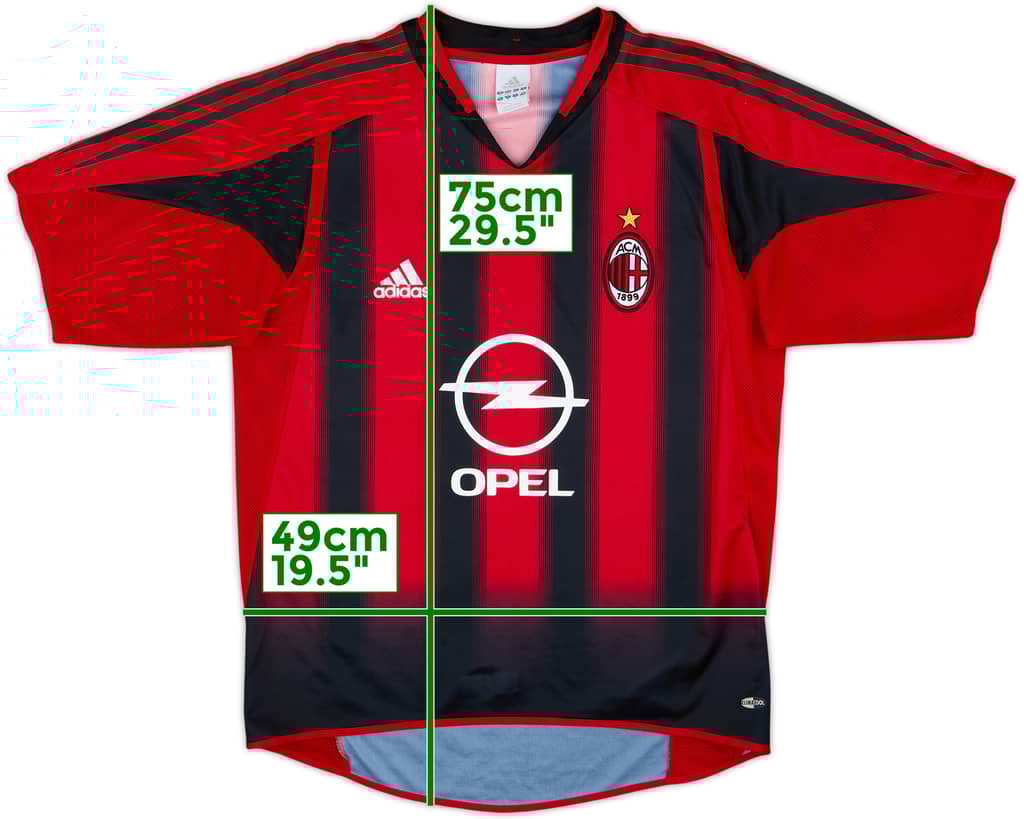 2004-05 AC Milan Home Shirt - 10/10 - (S)