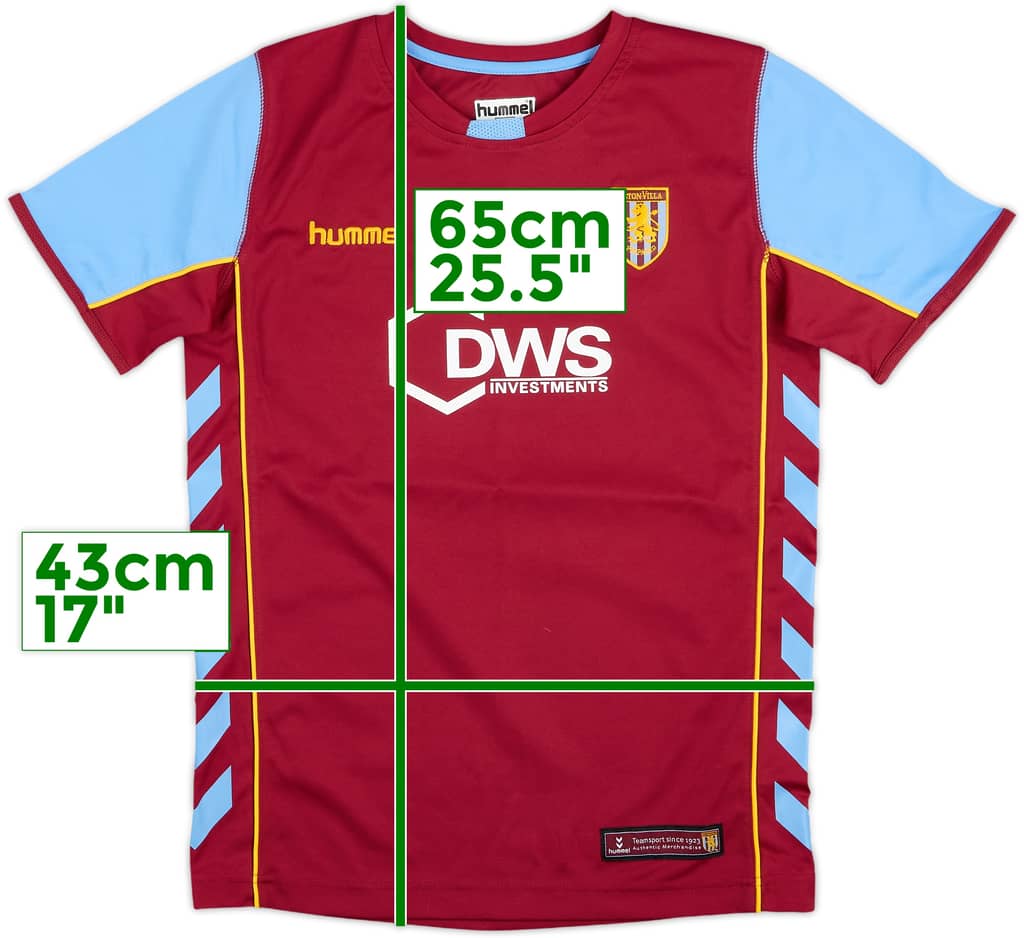 2004-05 Aston Villa Home Shirt - 10/10 - (S.Boys)