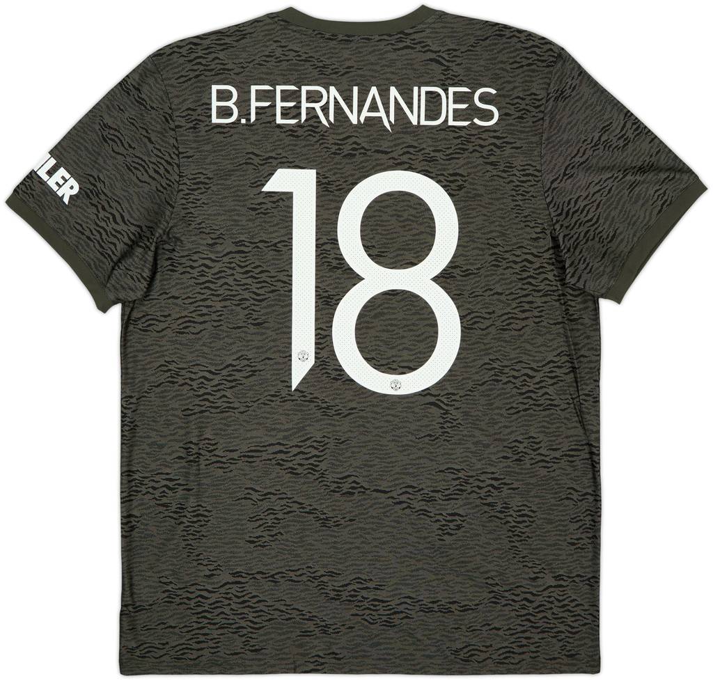 2020-21 Manchester United Away Shirt B.Fernandes #18 (XL)