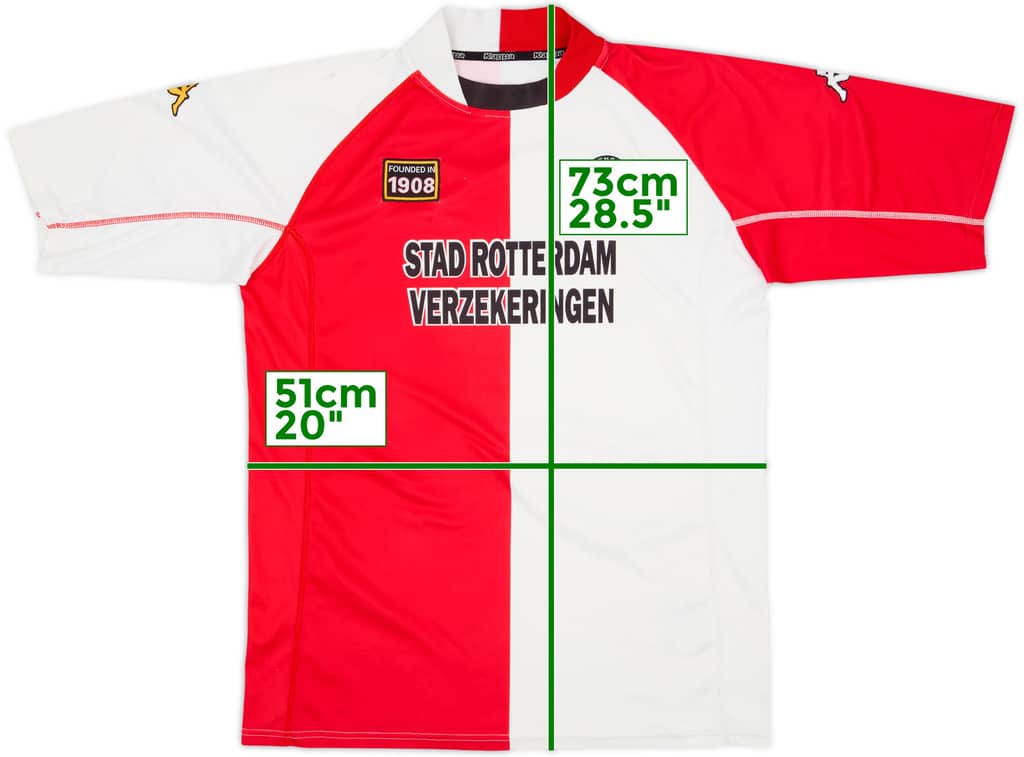 2002-03 Feyenoord Home Shirt - 7/10 - (M)