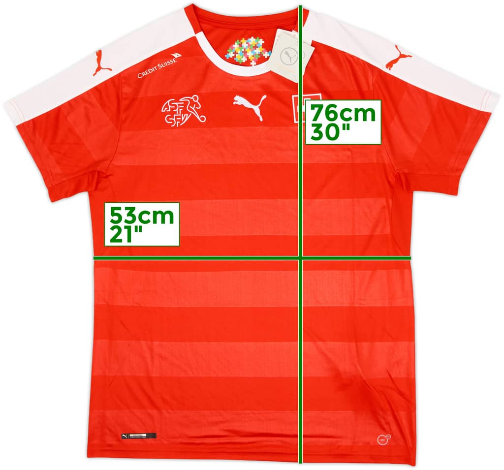 2016-17 Switzerland Home Shirt (L)